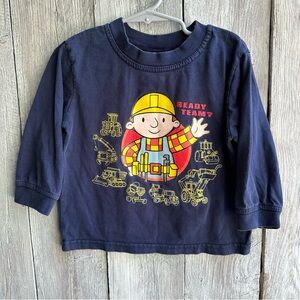 Vintage Toddler Y2K Bob the Builder Tee Shirt Size 2T